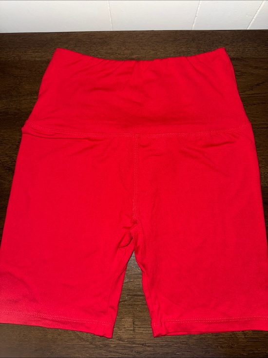Suzette Collection Pants - Women's High-Waist Red Bike Shorts Sooooo Soft!